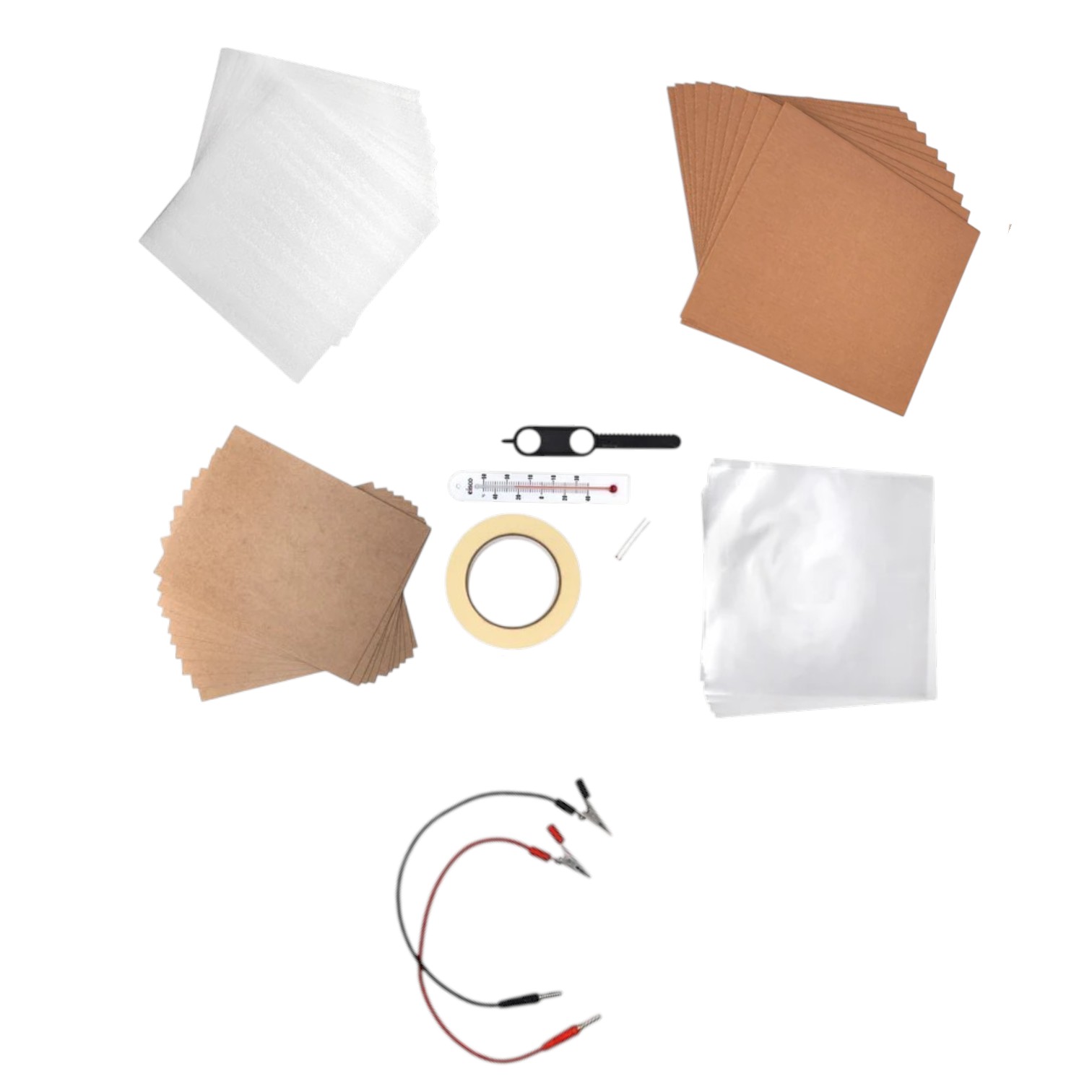 Eco-Structure Building Kit - Learn about Building Design, Structure and Efficiency, Arcitecture and Engineering - STEM Challenge - Science Fair Kits by ELabs
