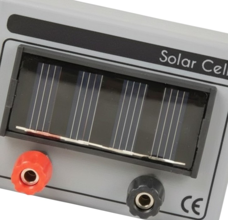 Solar Cell Unit with 4mm Terminals, Small - Great for Physics Projects and Experiments - ELabs